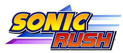 Sonic Rush title screen for Nintendo DS
